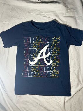 Kids Atlanta Braves Short-Sleeve Logo T-Shirt S (5/6)